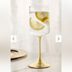 Morgan Metallic Wine Glasses, Set of 2